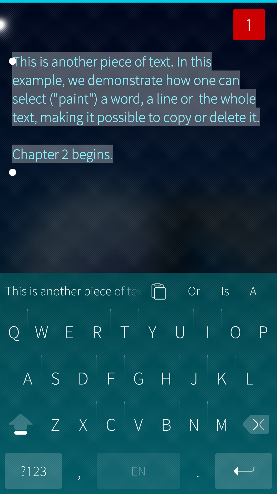 Whole text selected.