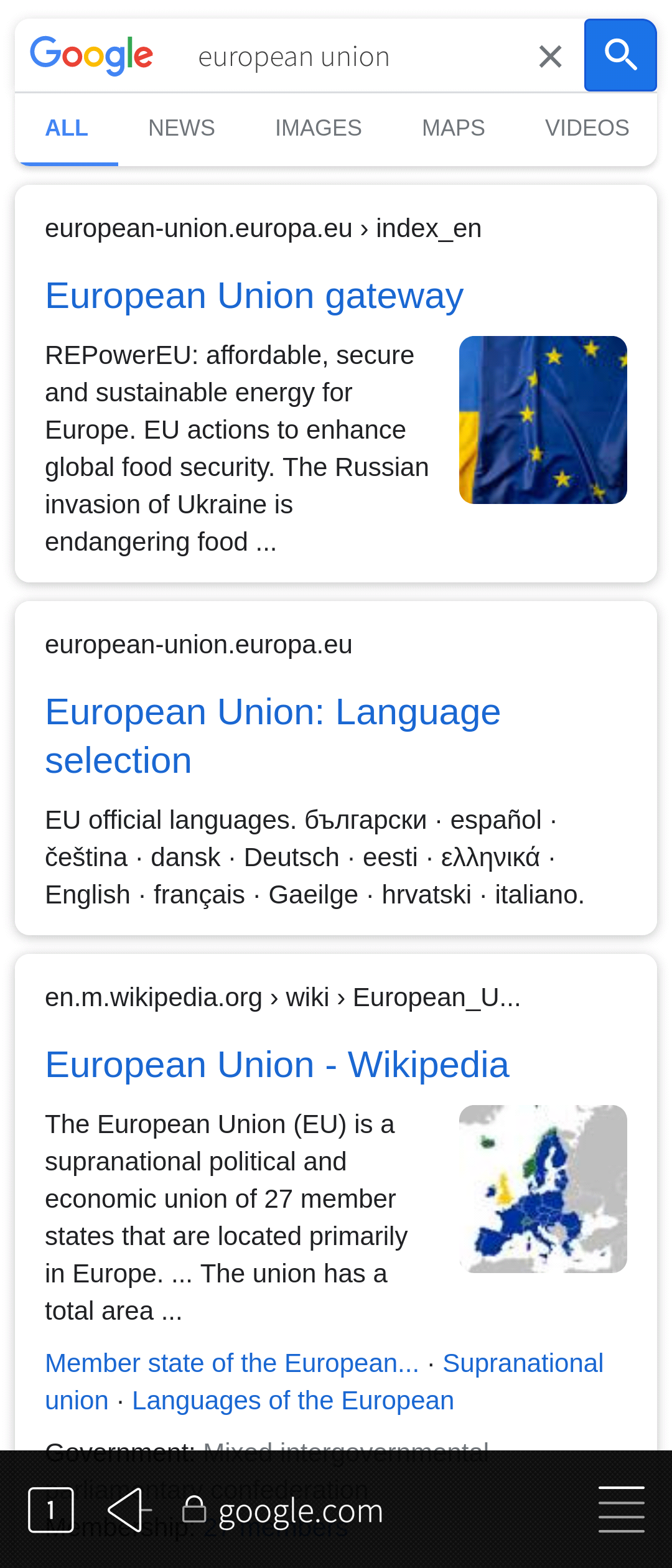 Google has found EU